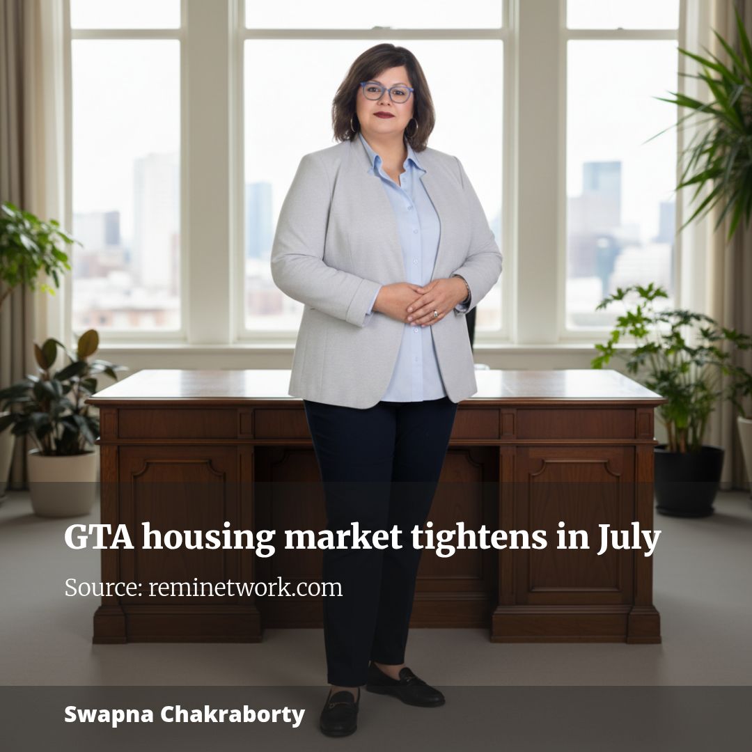 GTA housing market tightens in July