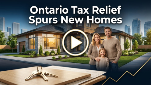 Ontario Tax Relief Spurs New Homes | My Speciality is Comparative Market Analysis & Evaluation @ No cost. I help you achieve your forever Home